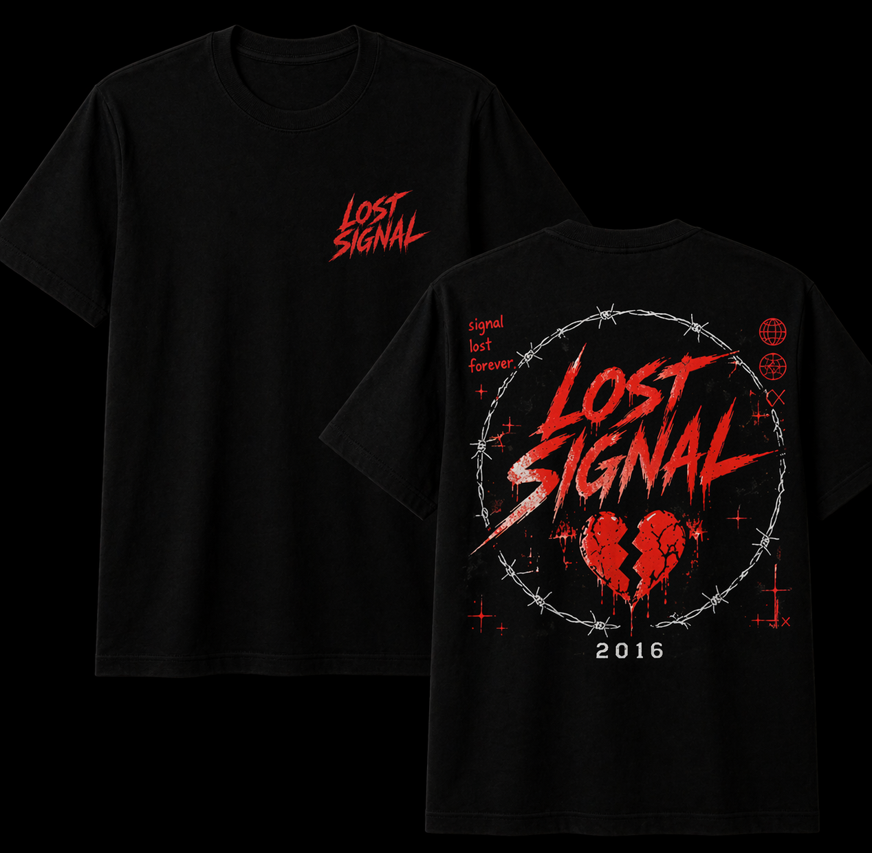 short sleeve lost signal shirt